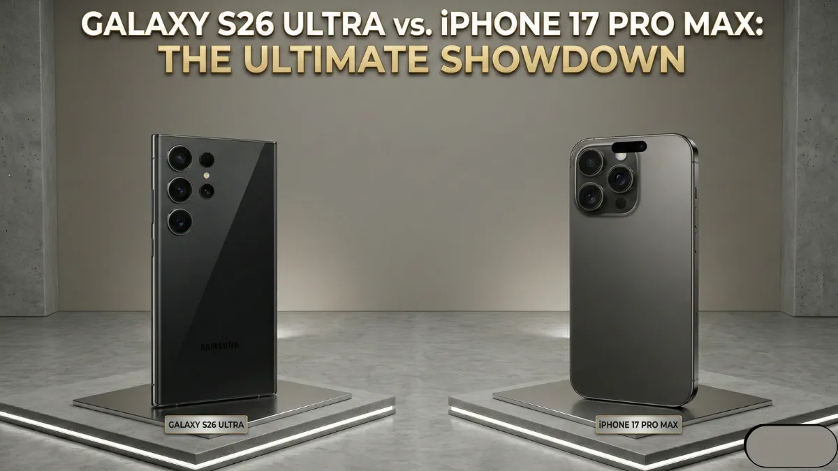 Samsung Galaxy S26 Ultra vs iPhone 17 Pro Max